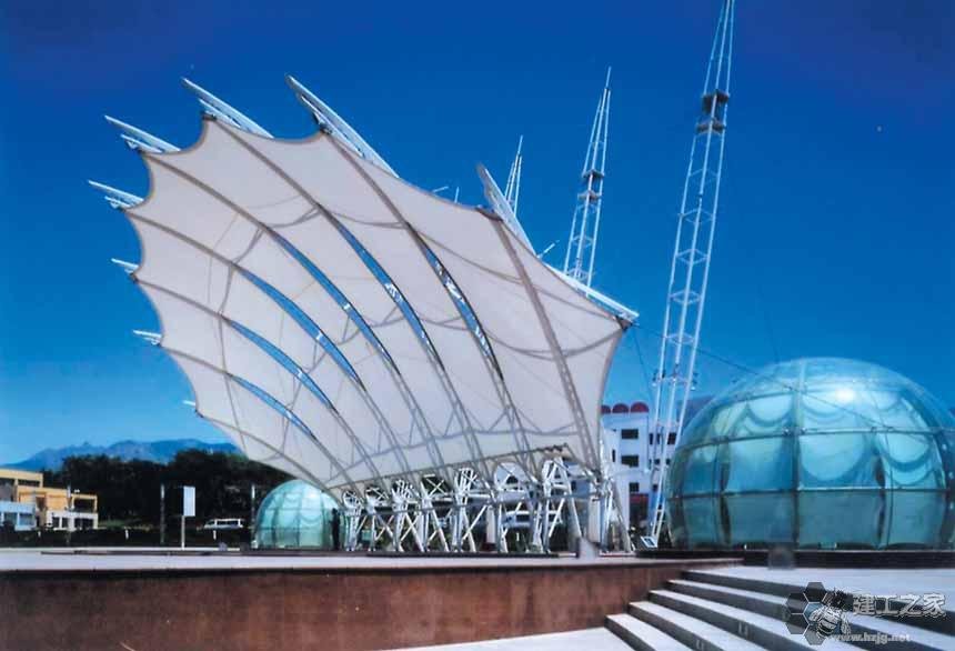 砀山车棚膜结构网架