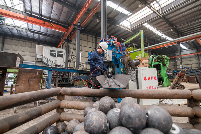 砀山网架配件-螺栓球加工车间